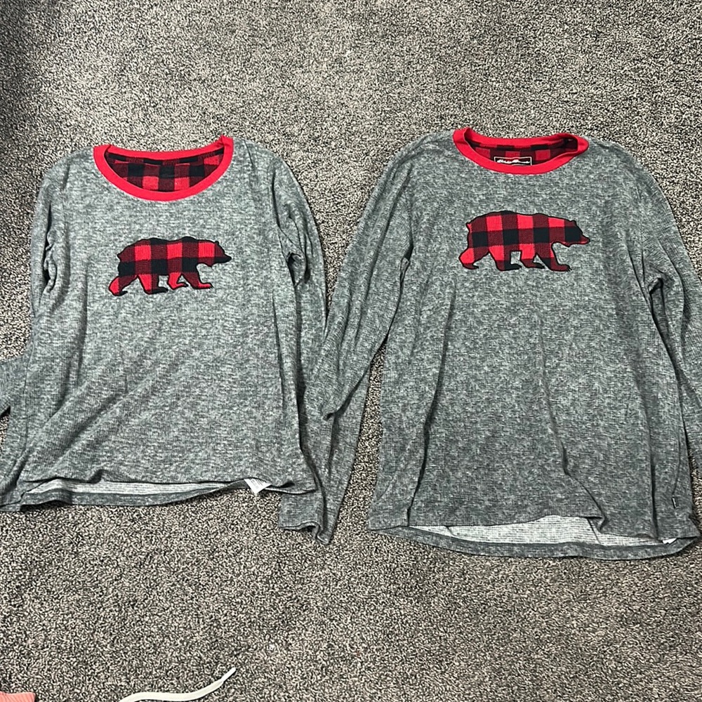 Eddie Bauer pajama tops